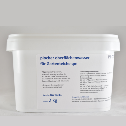 plocher oberflächenwasser für Gartenteiche