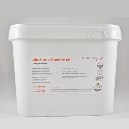 Plocher Schweine cc Einzelfuttermittel